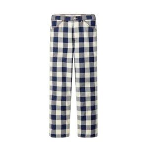Uniqlo x JW Anderson Womens 2 Denim Check Slim Fit Pant